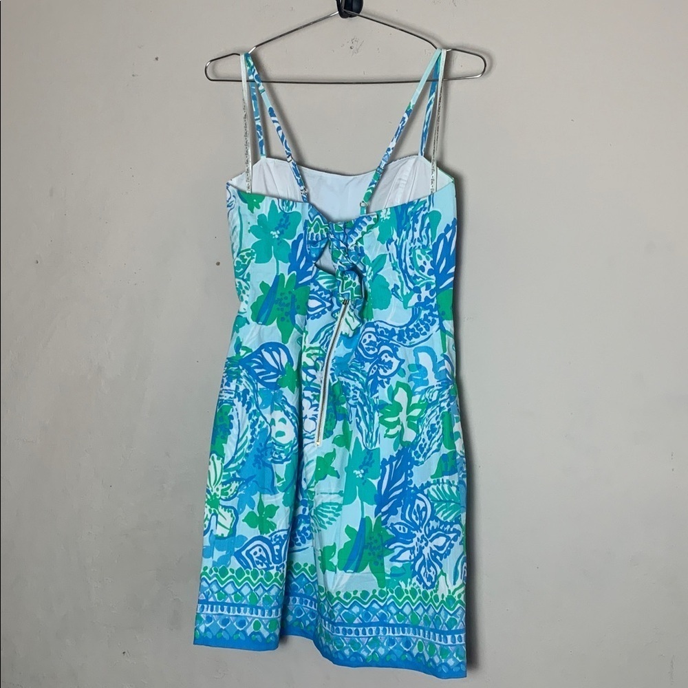 Lilly Pulitzer Shelli Stretch Shift Boom Croc A Loca $168 Size 6 - Picture 5 of 8
